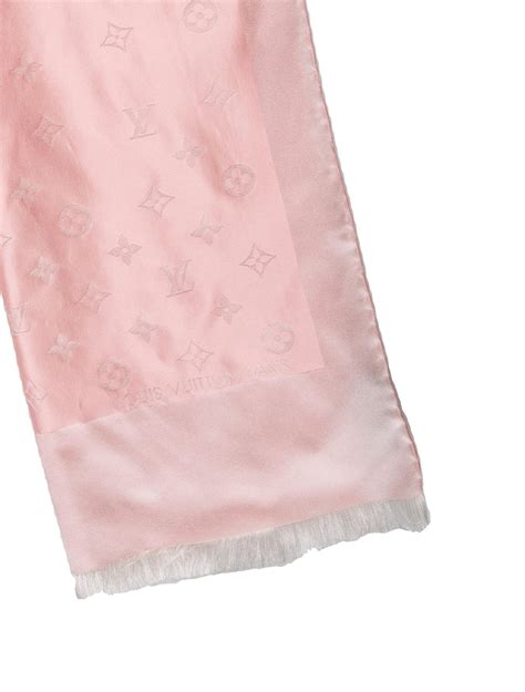 louis vuitton pink monogram scarf|louis vuitton animal print scarf.